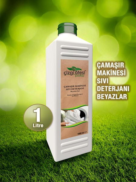 ÇAMAŞIR MAKİNESİ SIVI DETERJANI Beyazlar İçin 1000 ml.